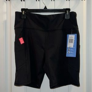 NWT Black biker shorts.